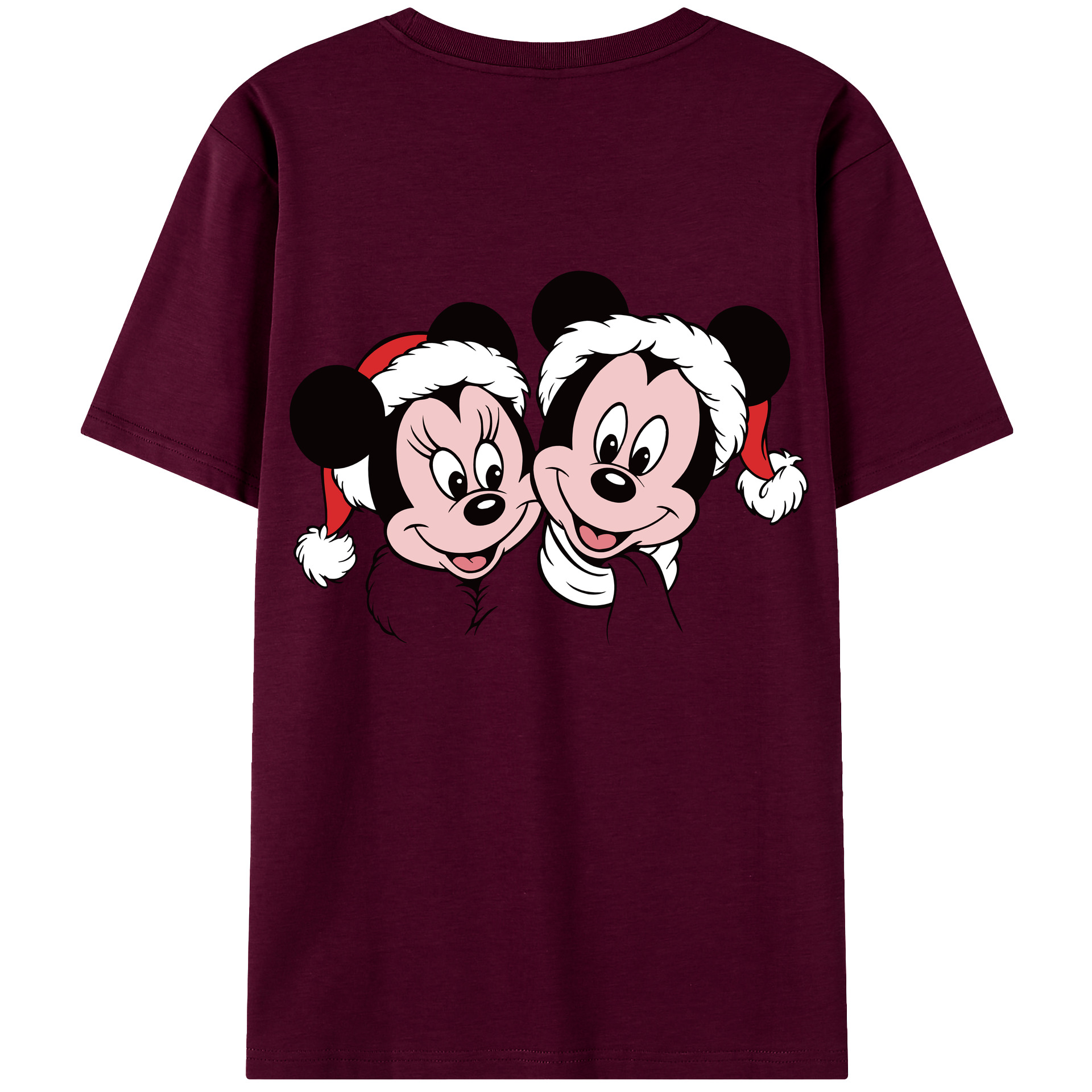 （画像用） ミッキーマウス Mickey Mouse レディース半袖Tシャツ(バックプリント)